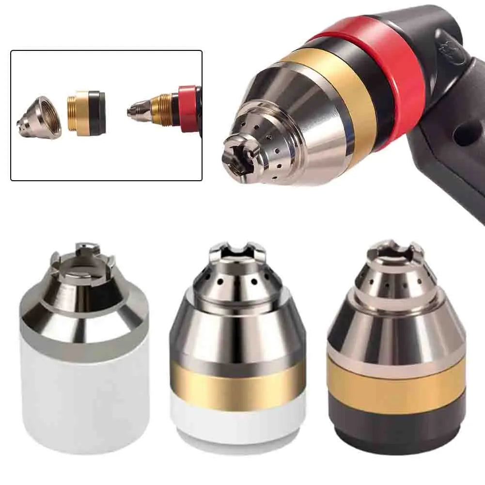P80 Plasma Cutting Torch Accessories Cutting Nozzle Copper Protective Sleeve Welding Contact Cutter Cover Welding Parts Oasis Select