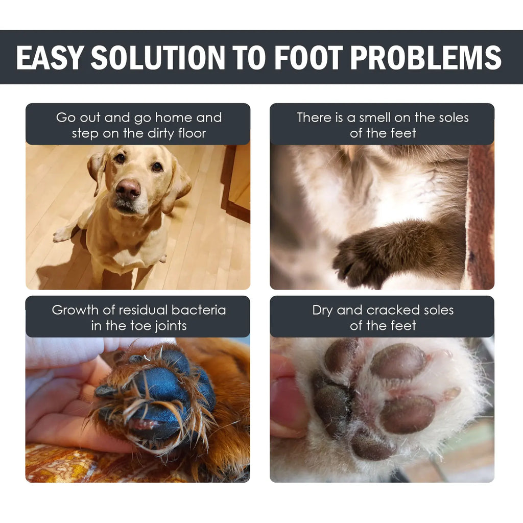 Yegbong Pet Paw Cleaner For Dog Cat Moisturizing Improve Drying Not Slipping Deep Cleans Paw Pad Crevices Foot Care Cleaner Oasis Select