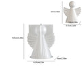 New 3D Simplicity Angel Silicone Candle Molds DIY Geometric Angel Handmade Aromatherapy Candle Gypsum Resin Molds Home Decor Oasis Select A