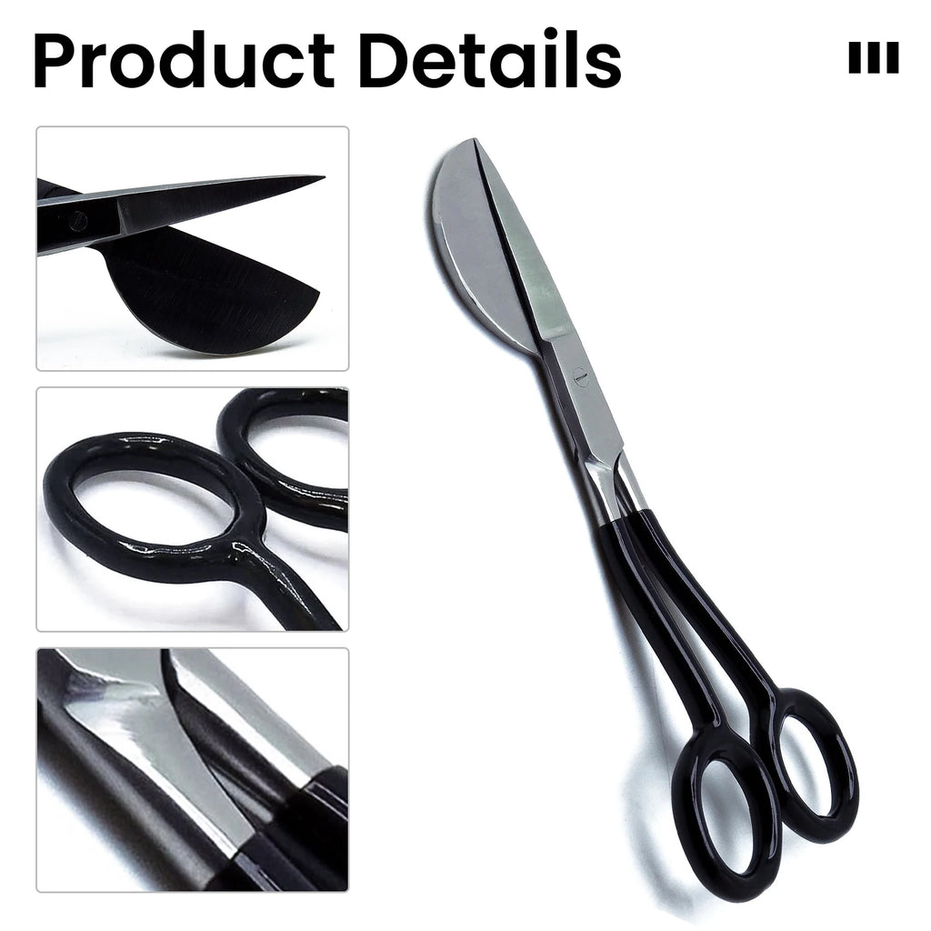 Sturdy Carpet Trimmer Scissor Sharp Duckbill Applique Scissors Stainless Steel Sewing Embroidery Scissors Cutting Shears Oasis Select
