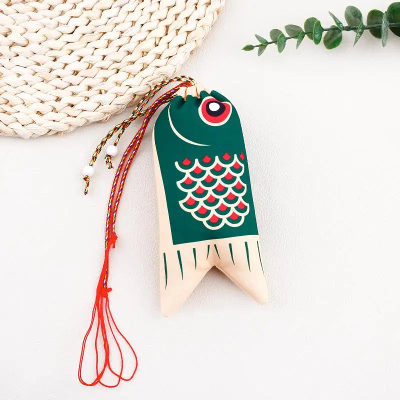 Koi Carp Lucky Coin Purse | Hanfu Sachet Pendant Pouch