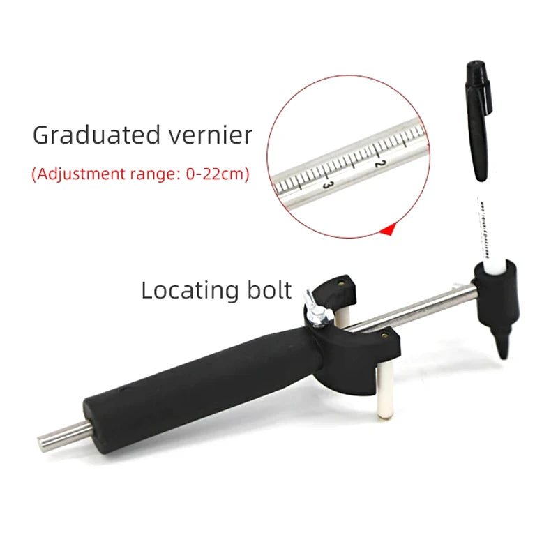 Car Wheel Eyebrow Scriber Auto Sheet Metal Dent Repair Tool Data Recovery Wheel Eyebrow Rib Line Parallel Drawing Tool Oasis Select