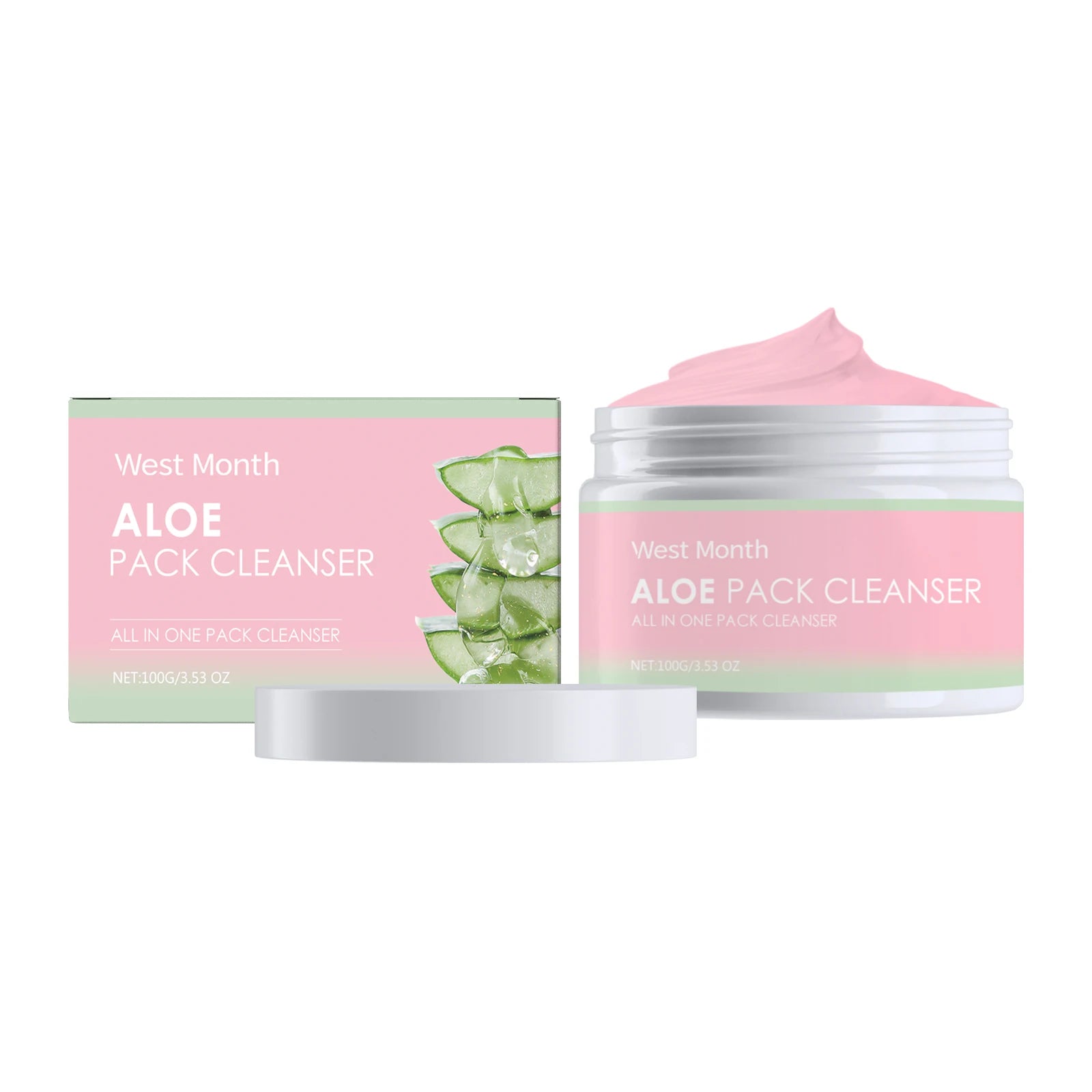 Aloe Vera Soothing Cleansing Cream – Gentle Face Wash 100g Facial Cleanser Oasis Select cleansing cream