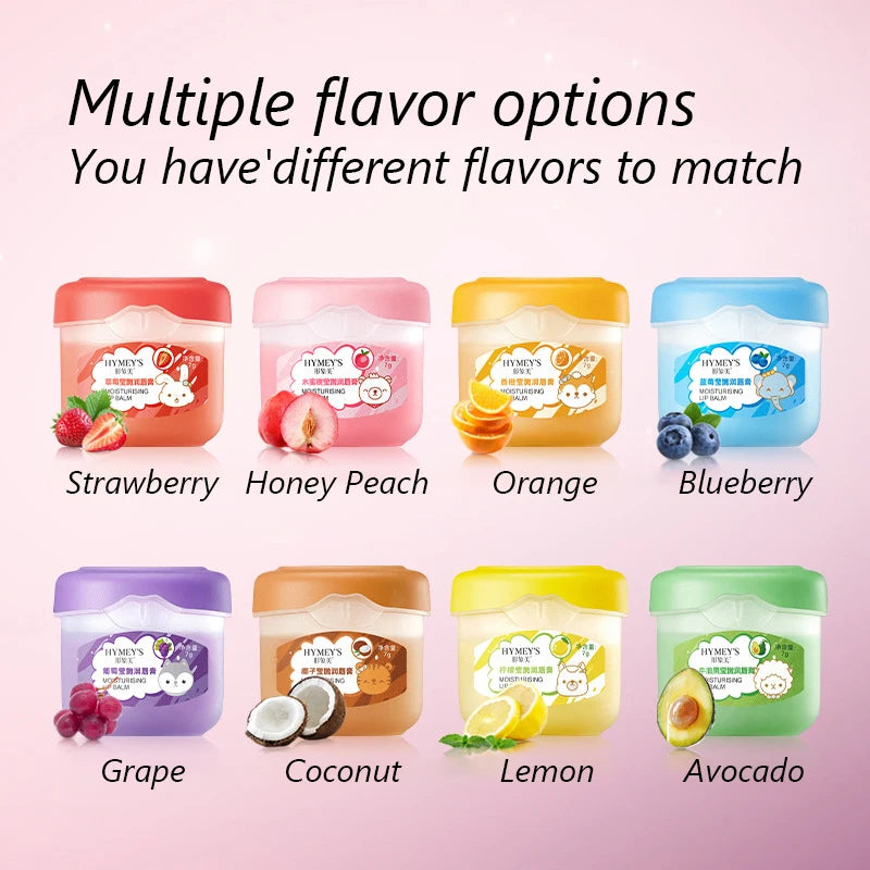 SADOER 6-Piece Fruit Lip Balm Set – Moisturizing & Plumping Lip Balm Set Oasis Select