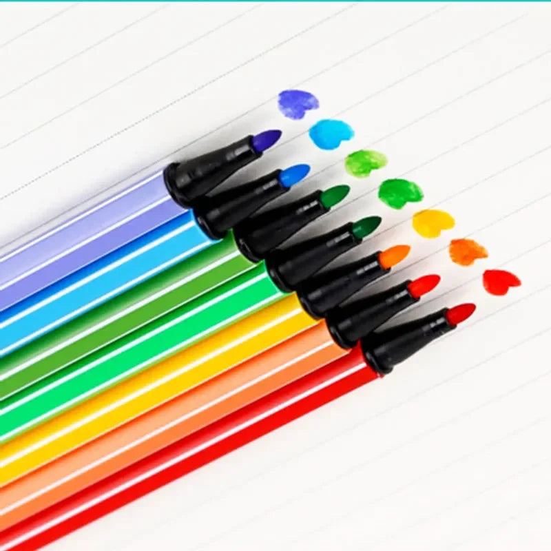 Children Painting 6/12 Non-toxic Water Color Pencil Washable Watercolor Pen Mark Painting for Kids Drawing Art Supplies Oasis Select