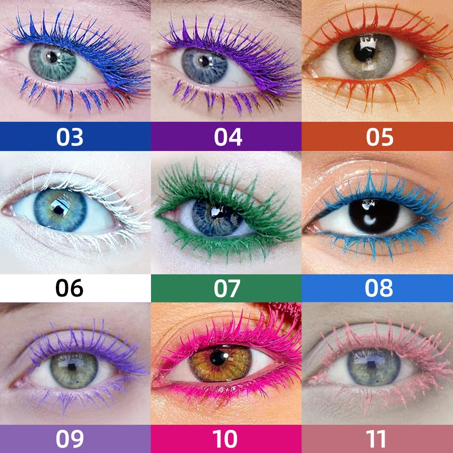 MCD 5D Waterproof Mascara – 9 Colors, Curl & Volume