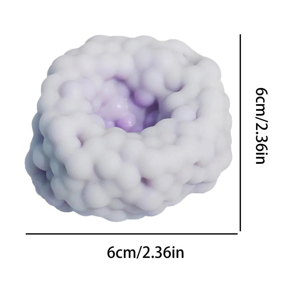 Stress Balls Shapeable Squishys Sand Ball Stress Ball Stress Relief Noisy Ball Desktop Squeezing Soothing Anti-Stress Toy Oasis Select purple