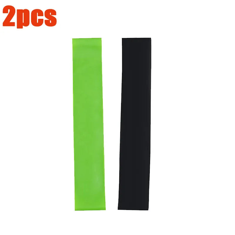 1/2Pcs Resistance Bands, Exercise Bands, Full Body Fitness Bands, Hip, Leg, Arm, Home Gym, Yoga And Pilates Stretching Bands Oasis Select Green1-Black1