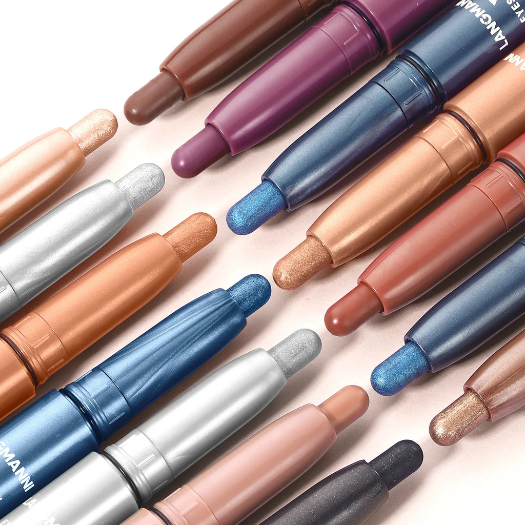 Langmanni Pearlescent Matte Eyeshadow Pencil – Waterproof Shimmer