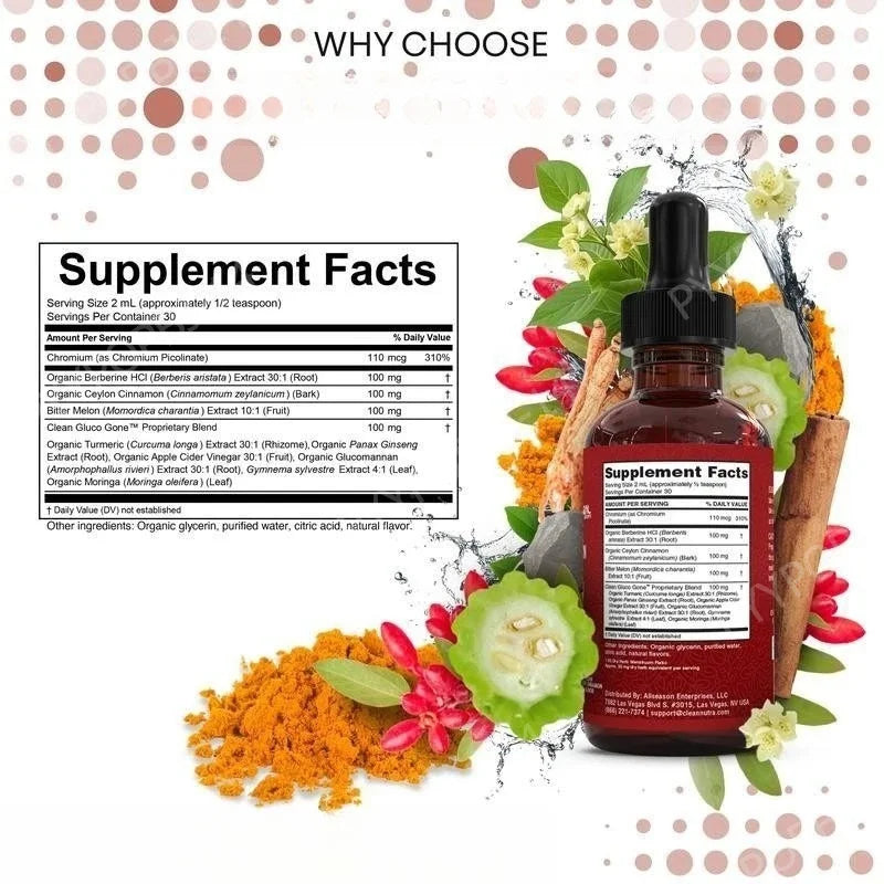 Organic Ceylon Cinnamon & Turmeric Drops – Non-GMO, Vegan Herbal Liquid Drops Oasis Select