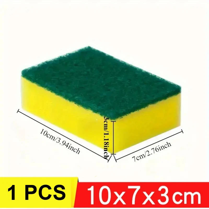 1-60PCS Kitchen Sponges Dual-Sided Scrub Pads Super Absorbent Dish Towel Scratch Resistant Scrubbing Sponge Highly Absorbent Oasis Select 1PCS