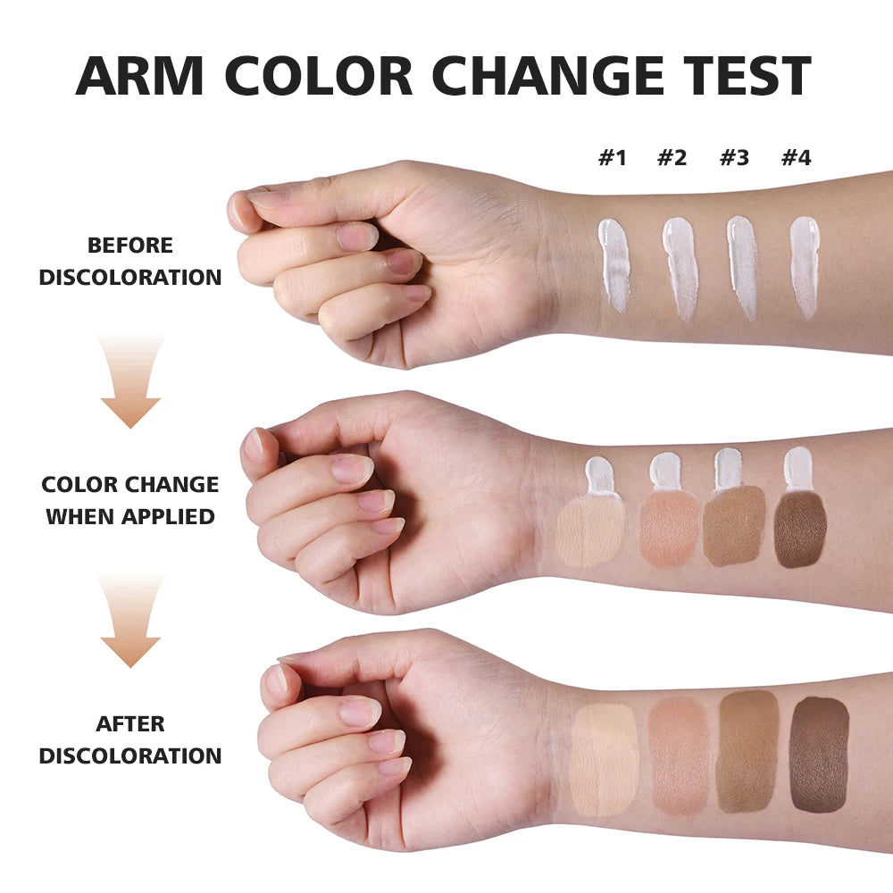 Color Changing Foundation Nourish Repair Skin Deep Hydration Brighten Even Tone Natural Matte Makeup Effect Concealer Foundation Oasis Select