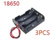 Battery Storage Case for 3pcs 18650 Batteries Holder Box Container 1/2/3/4 And2 Slots ON/OFF Switch DIYCell Plastic Container Oasis Select 3pcs 3 slot