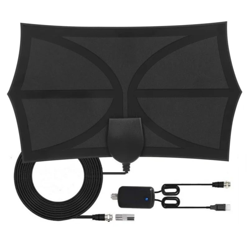2025 New Hexagonal DVB-T and DVB-T2 Antenna with Amplifier, VHF, UHF, and FM Digital TV Antenna Oasis Select Enhancement