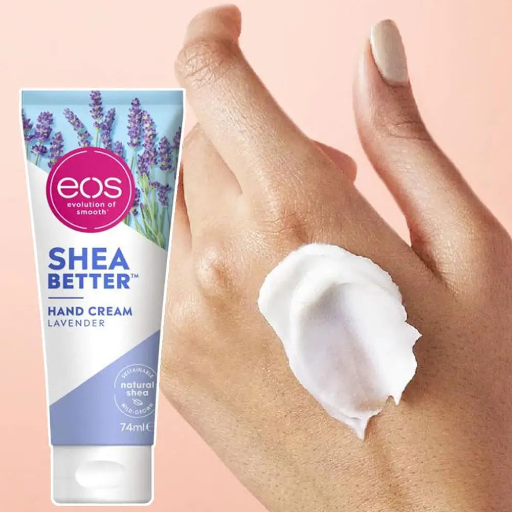EOS Shea Better 74ml Hand Cream - Ultra Derm Moisturizing Shea Butter Enriched For Dry Cracked Skin Repair 24H Hand Skin Care Oasis Select