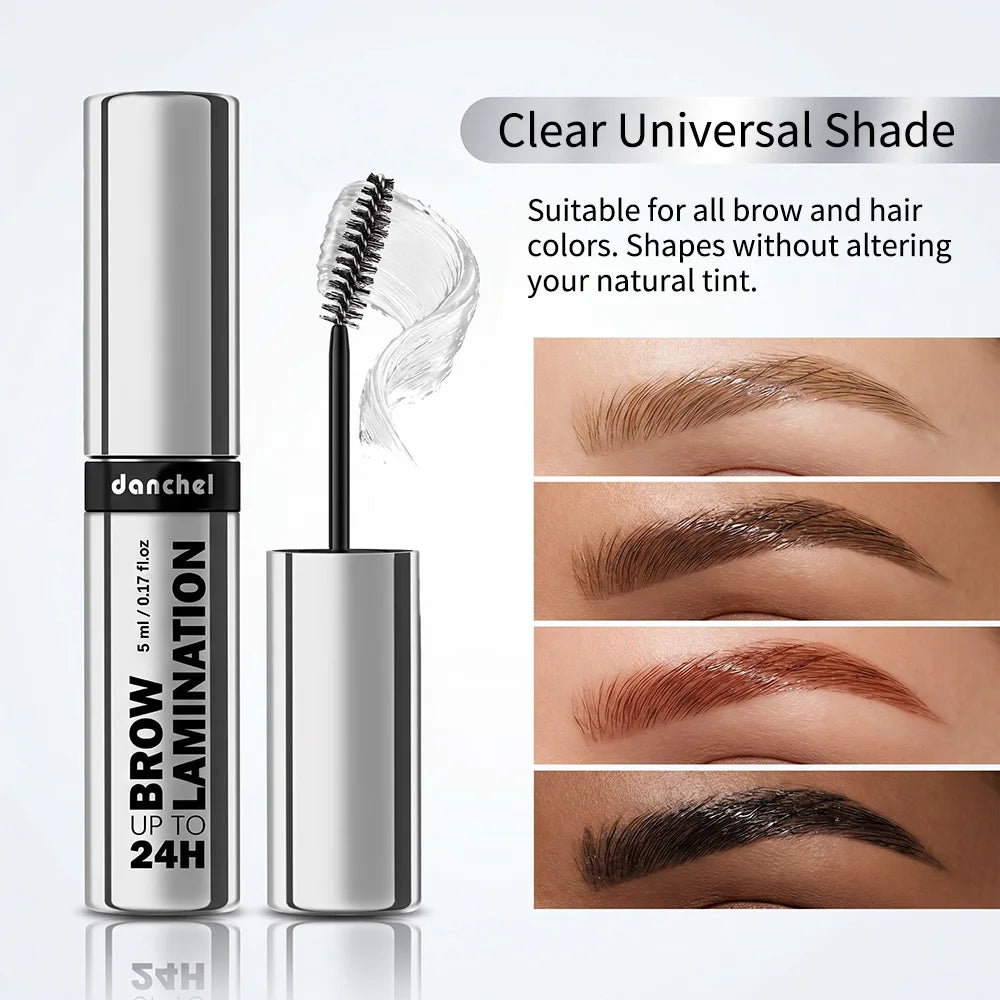 Brow Lamination Eyebrow Gel 24h Lasting Shaping Waterproof Sweatproof Salon Level Effect Gentle Clear Gel Formula Eyebrow Gel Oasis Select