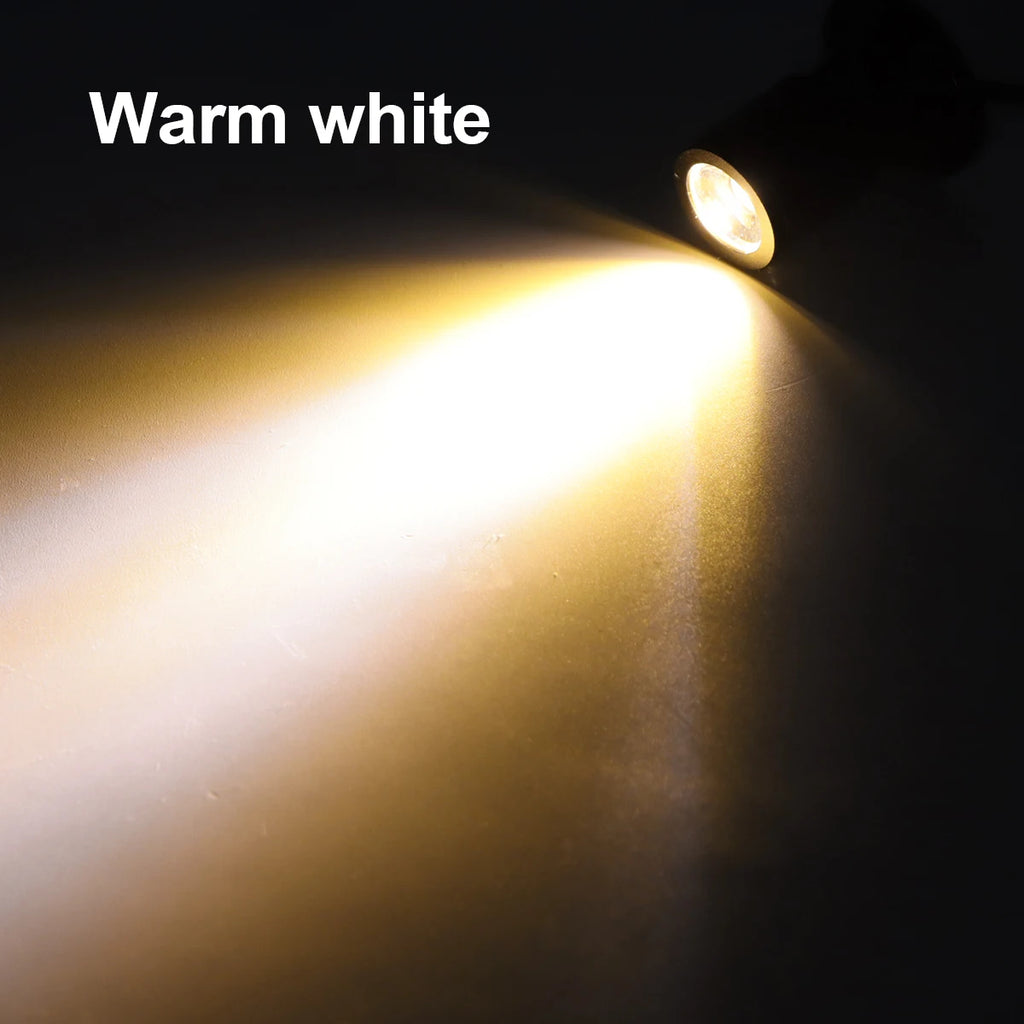 USB Charging Mini LED Spotlight Surface Mounted Cabinet Downlight 1W Wall Ceiling Lamp Foyer Decor ,8 Colors,Easy to install Oasis Select Warm White Black Shell