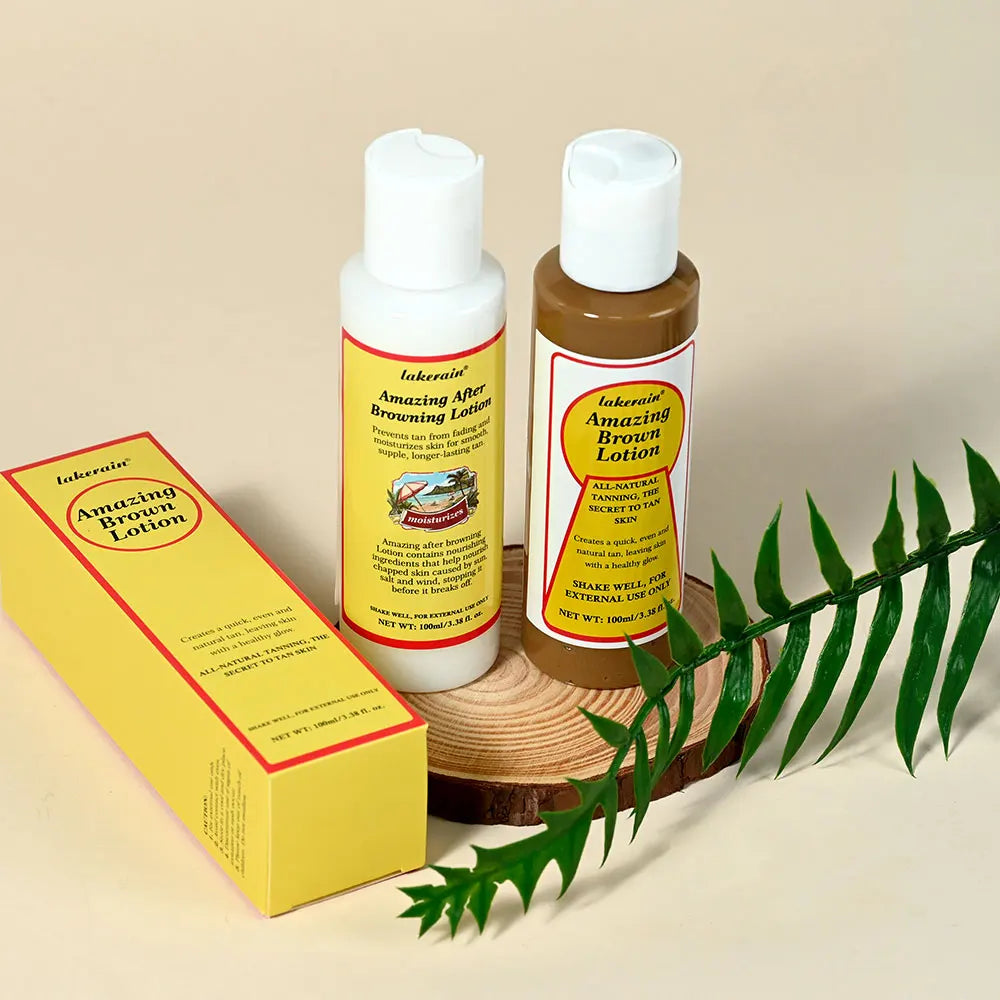 Bronze Before and After Browning Lotion Long-Lasting Brown Lotion Tan Lotion Texture Tanning Booster Waterproof Coconut Makeup Oasis Select