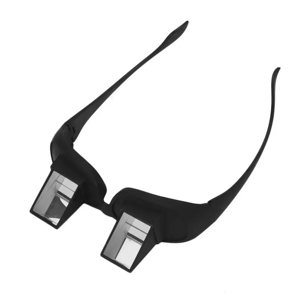Lazy Eyeglasses Lazy Reading Glasses Prismatic Horizontal Glasses Lying Down Bed Reading Watching HD Readers Glasses Oasis Select