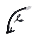 Diving Snorkel Silicone Full Dry Tube Underwater Diving One way purge valve Snorkeling Air Breathing Tube Hose Oasis Select Black