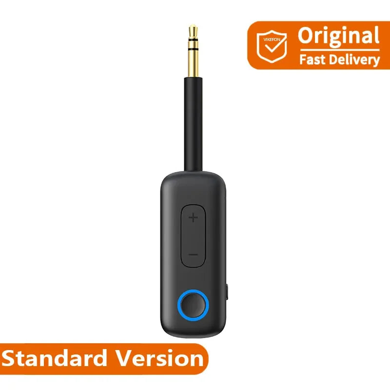 Upgrade Bluetooth 5.4 Audio Transmitter Receiver Wireless 3.5MM AUX Hifi Stereo Music Adapter with Mic For Car TV PC Headphone Oasis Select Standard Version