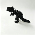 3D Printed Articulated Triceratops Skeleton Figurine Movable Joint Dinosaur Bone Model Kids Educational Toy Desktop Decor Oasis Select black 22cm