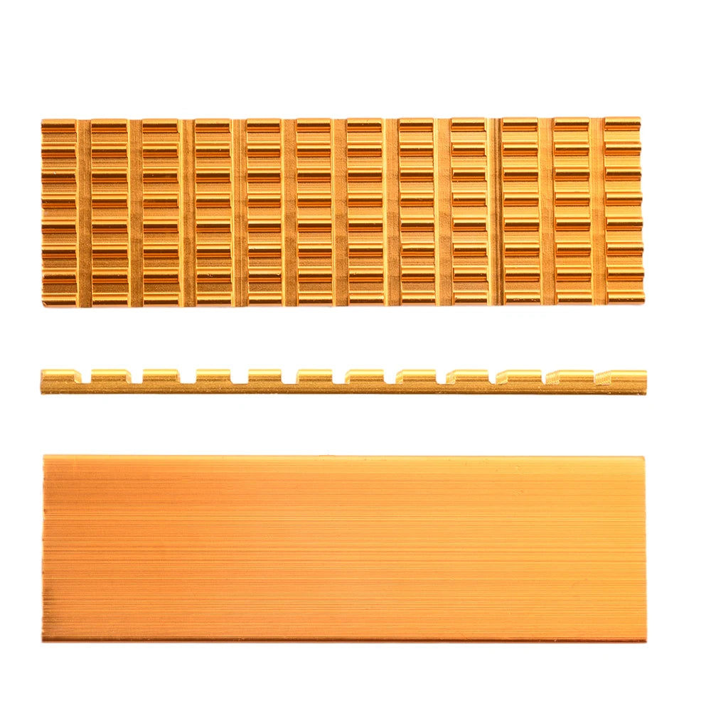 M.2 SSD NVMe Heat Sink M2 2280 Solid State Hard Disk Aluminum Heatsink Gasket with Silicone Thermal Pad PC Accessories Oasis Select