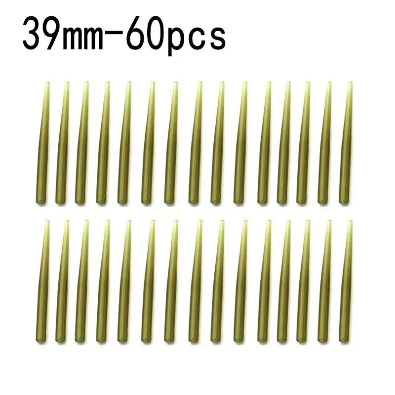 30-150pcs Carp Fishing Anti Entanglement Sleeve Accessories, Helicopter Drilling Rig Oil Pipe Hook Rotating Connector Sleeve Oasis Select 39mm-60pcs