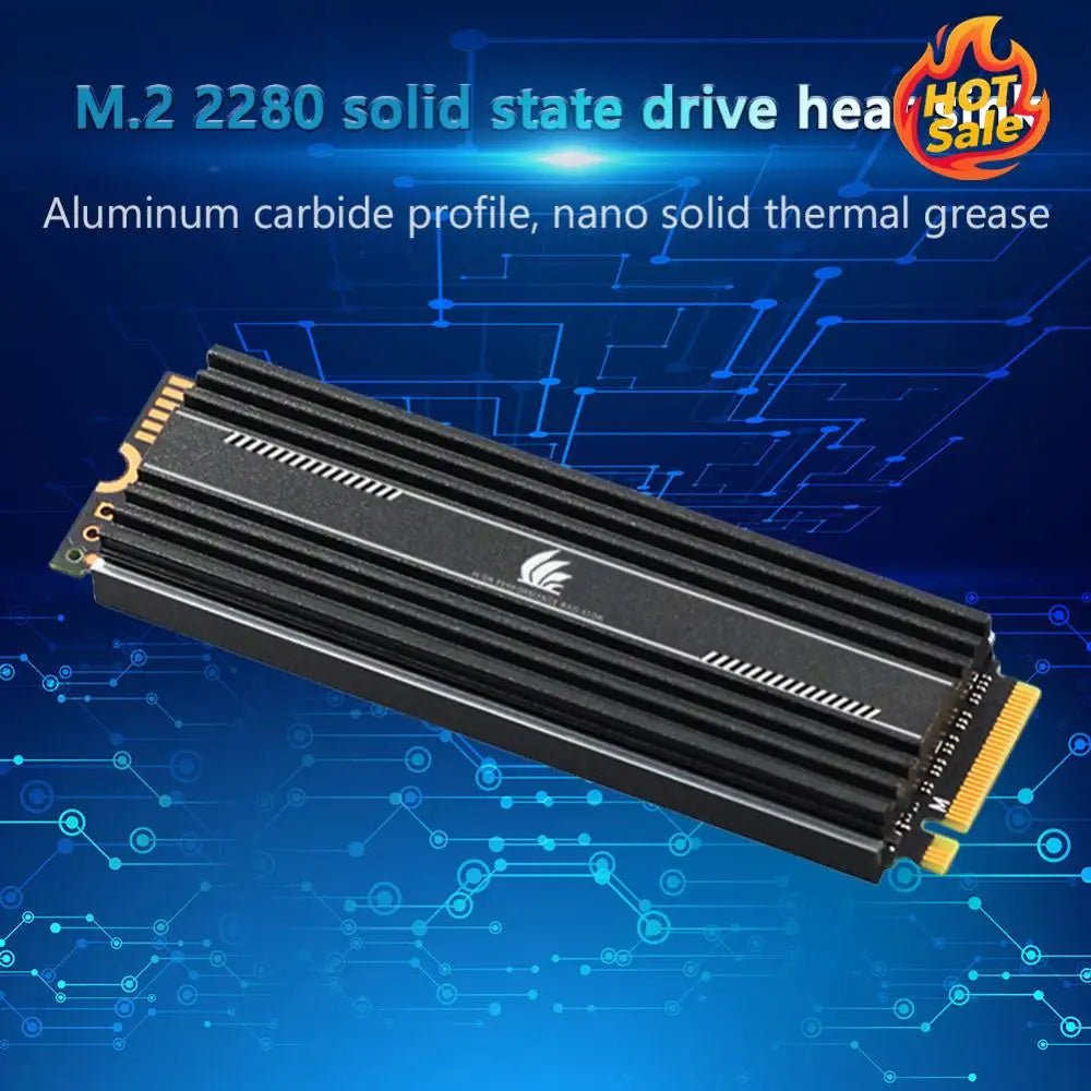 M.2 SSD Heat Sink Aluminum Thermal Cooling Pads Solid State Hard Disk Radiator Oasis Select
