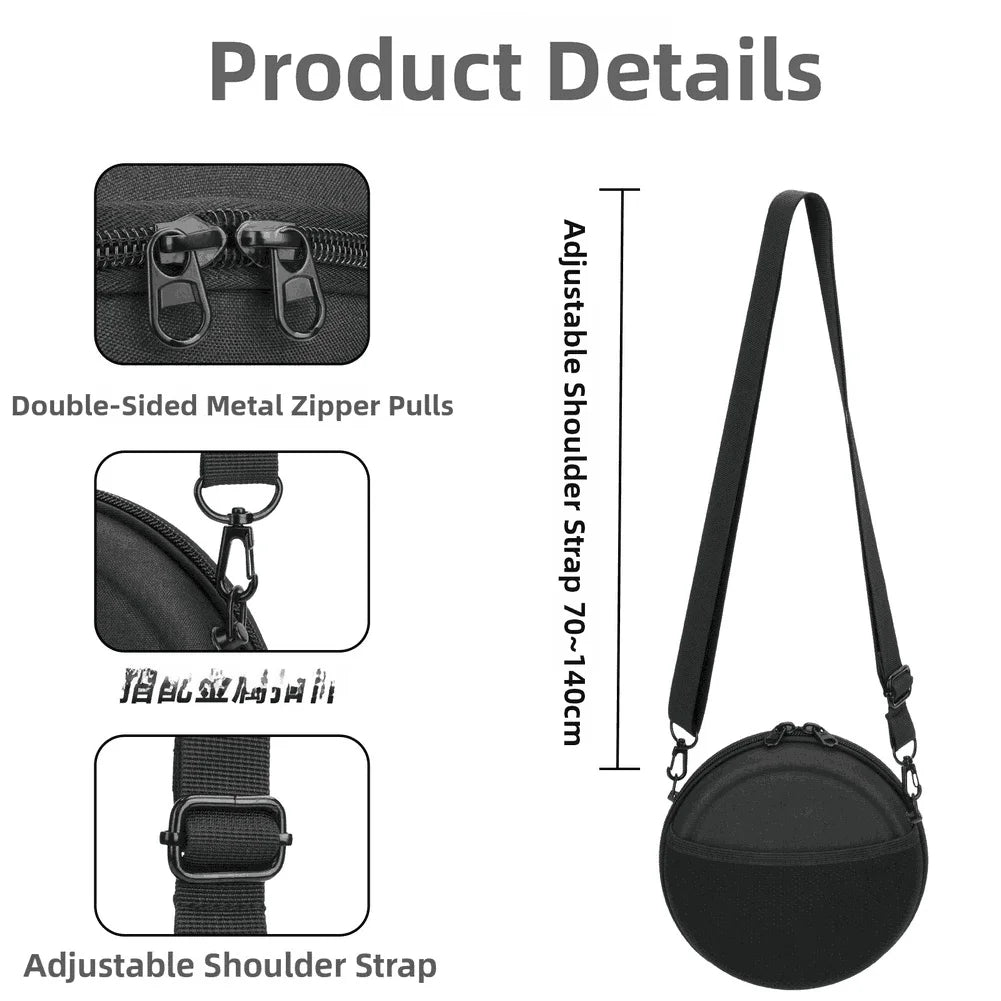 CD Player Case for 6 Inch Models with Adjustable Shoulder Strap 300D Fabric 75 Degree EVA and Organized Mesh Compartments Oasis Select