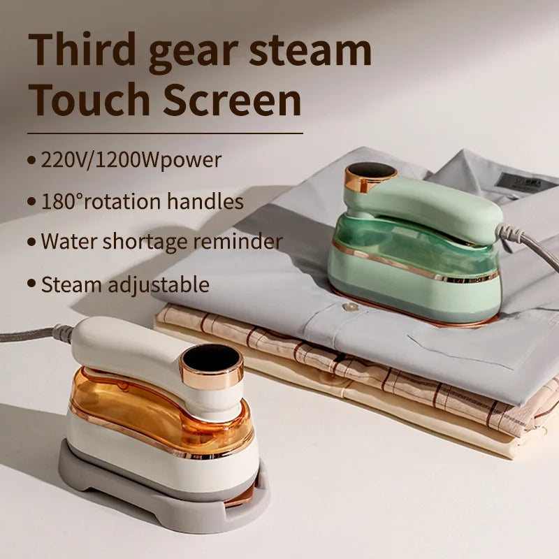 URGGU 1200W Handheld Garment Steamer | 3-Speed Touch Screen