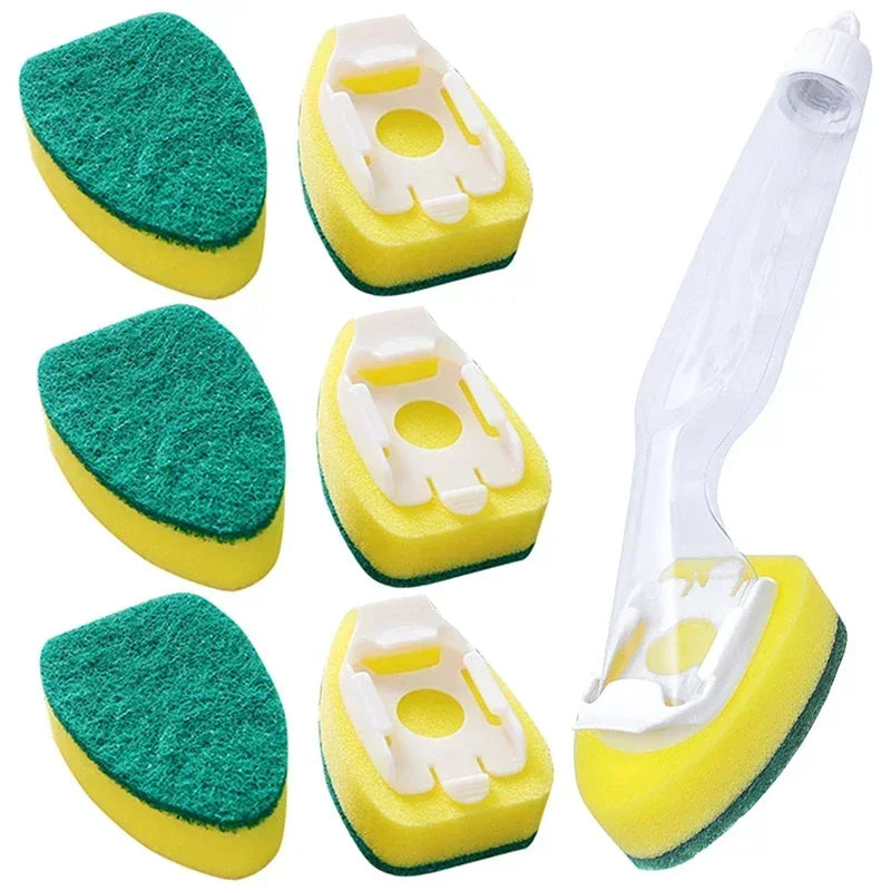 Sponge soap dispenses dishwashing scrub Dishwashing sponge replacement head kitchen sink washing tool Oasis Select