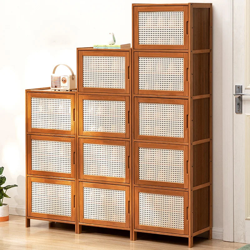 Shoe rack at home door, simple storage artifact, space-saving multi-storey dormitory rental house, dust-proof at home Oasis Select
