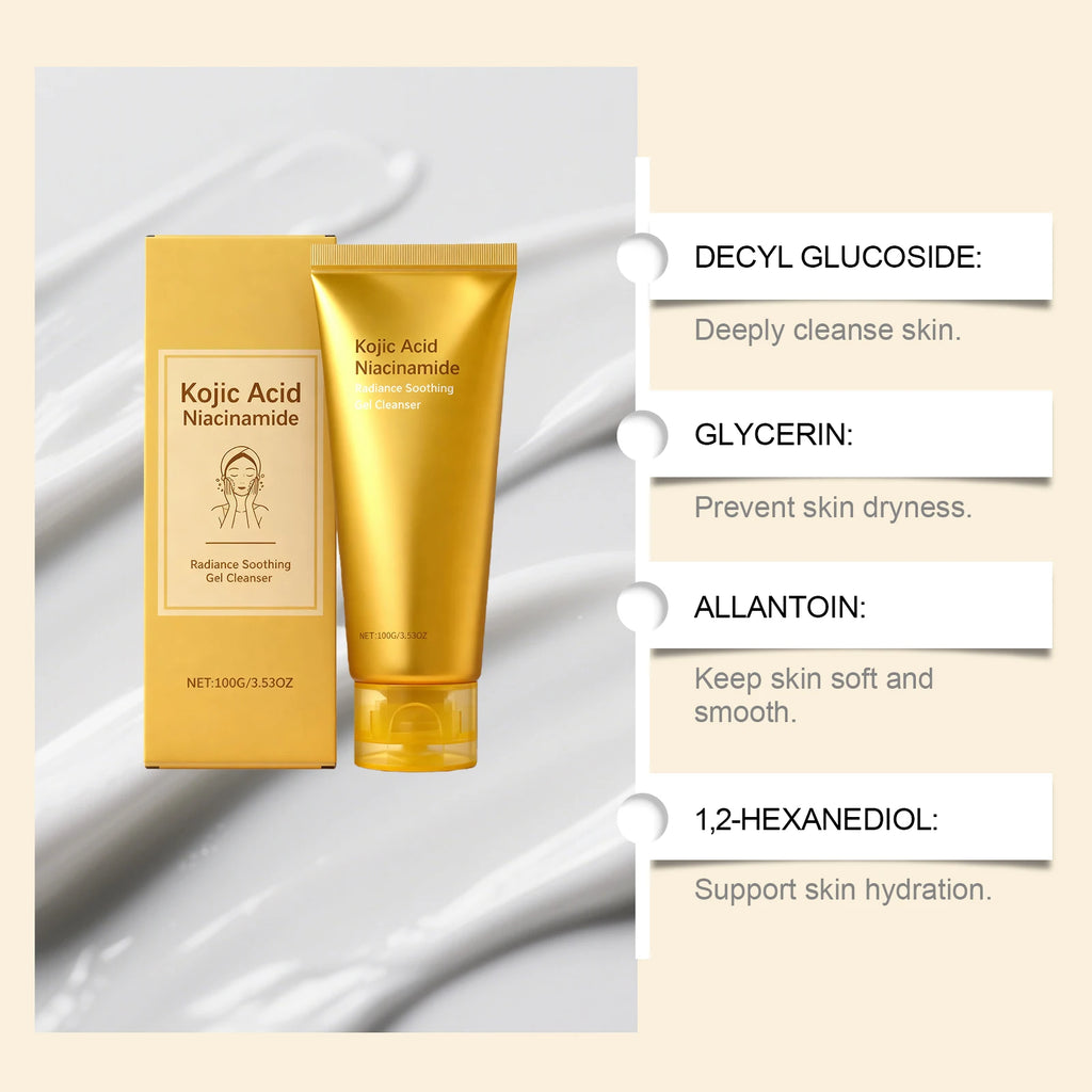 Hoygi Radiance Gel Cleanser – Brightening & Hydrating Face Wash Gel Face Cleanser Oasis Select