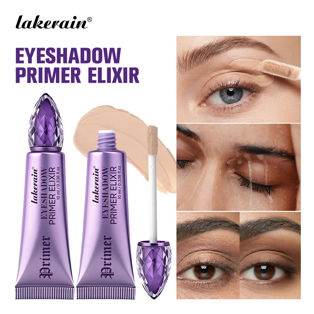 Eyeshadow Primer Elixir 8h Long Lasting Wear Uniform Color Development Smooth Blending Waterproof Light Gel Texture Eye Primer Oasis Select