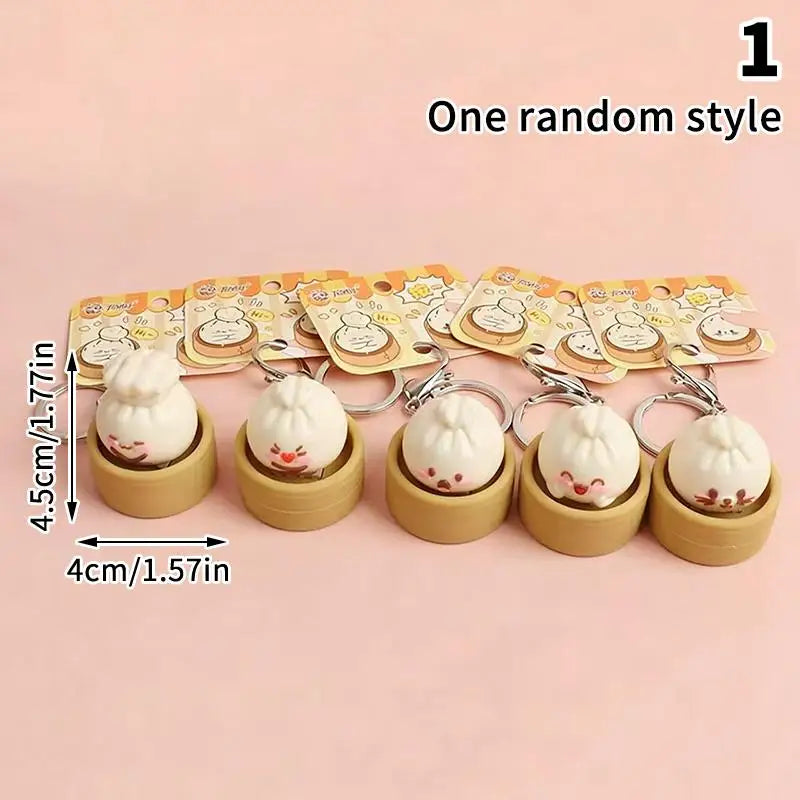 Cute Squishy Clicker Keychain – Slow Rebound Fidget Toy Pendant Novelty Fidget Keychain Oasis Select 1