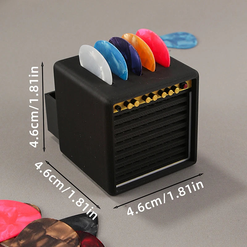 3D Printed Waterproof Dustproof Guitar Picks Organizer Portable Guitar Pick Holder With Drawer Picks Storage And Display Gifts Oasis Select
