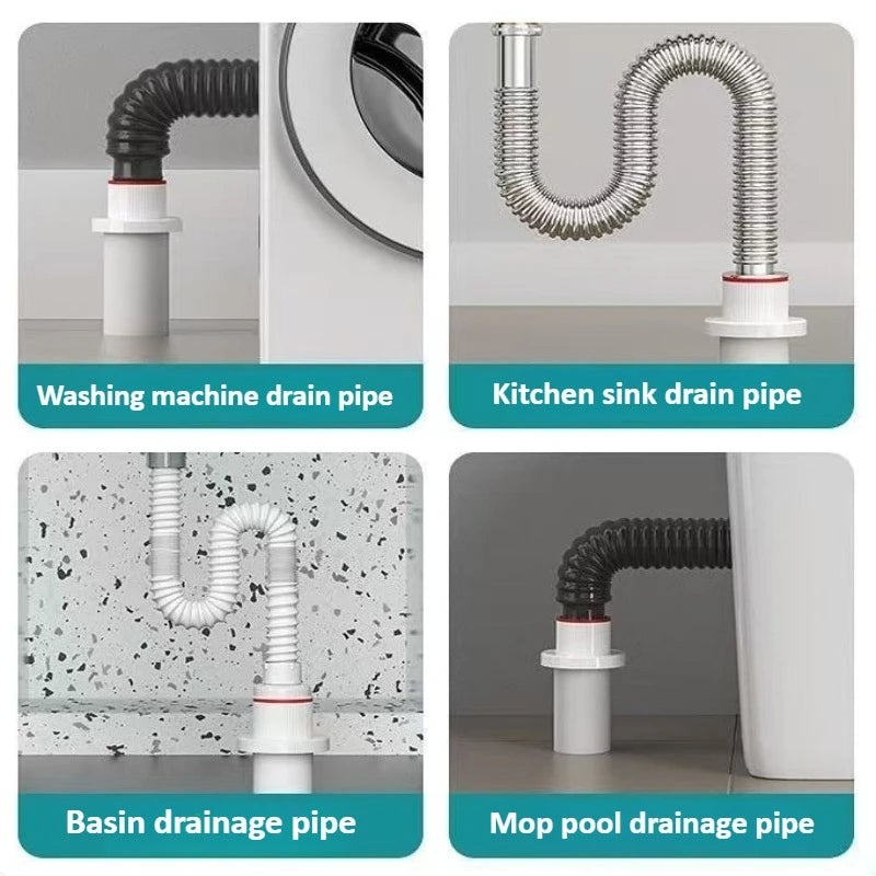 Sealing Plug Ring Sealing Plug Check Valve Anti Odor Kitchen Sink Drainage Pipe Basin Drainage Pipe Oasis Select