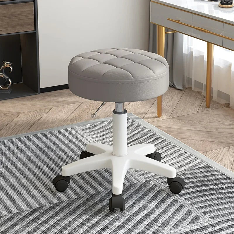 Massage stool Beauty salon stool Lifting rotating round stool Hair manicure Barber shop stool Round stool with wheels Oasis Select