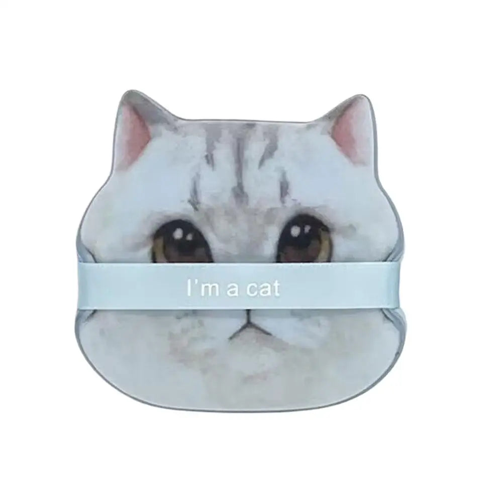 1PCS Air Cushion Powder Puff Cute Cat Cosmetic Puffs Hydrophilic Non-latex Facial Foundation Beauty Tool Dry Wet Makeup Oasis Select A