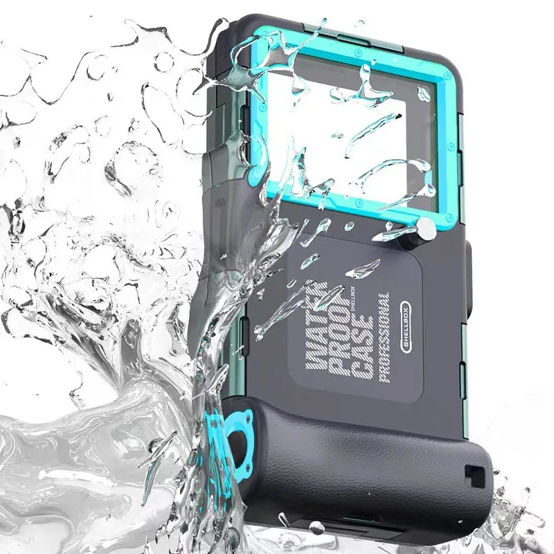 15M Professional Diving Phone Case For iPhone 16 15 14 13 12 Pro Max Underwater Taking Waterproof Cases Cover For Samsung Huawei Oasis Select E