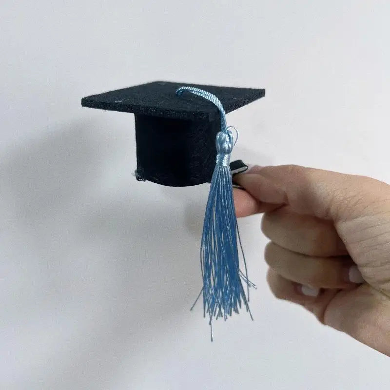 2-Pack Mini Graduation Cap Hair Clips | Party & Photo Prop