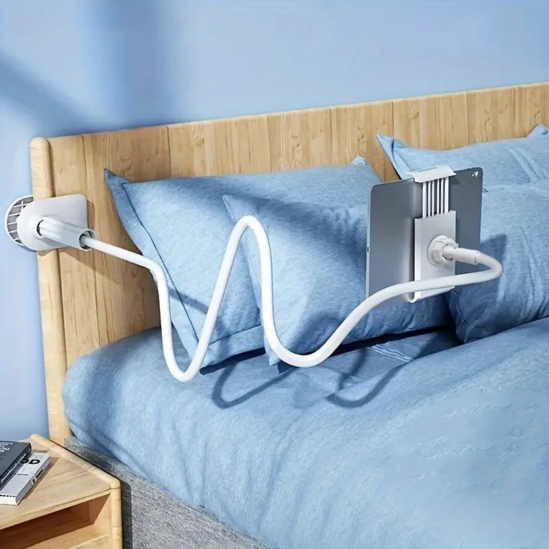 360 Rotating Tablet Phone Holder, Adjustable Phone Stand for Bed & Desk with Flexible Gooseneck, Universal Mount for IPhone Oasis Select