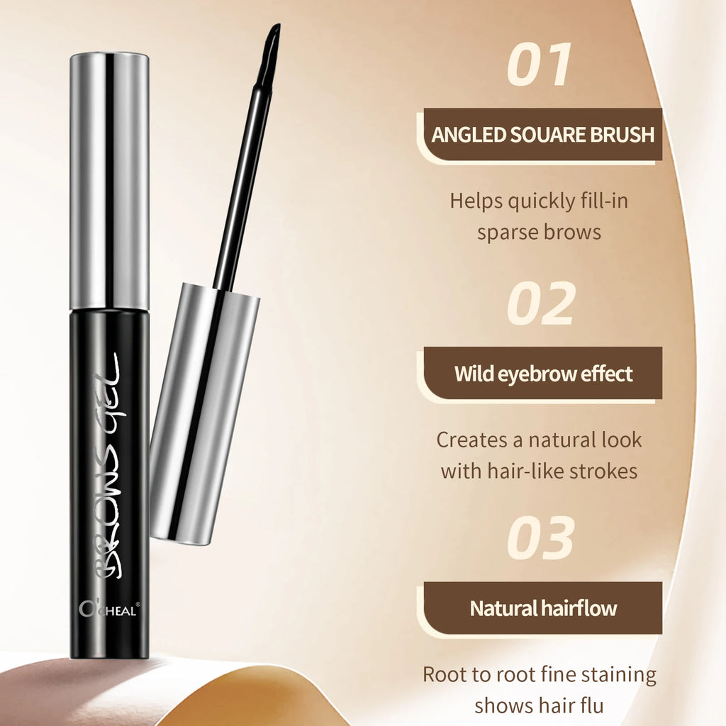 Ocheal Easy Peel Off Eyebrow Gel Tattoo Tint Semi-Permanent Eyebrow Gel Waterproof Long-Lasting Black Brown 3D Mascara Serums Oasis Select