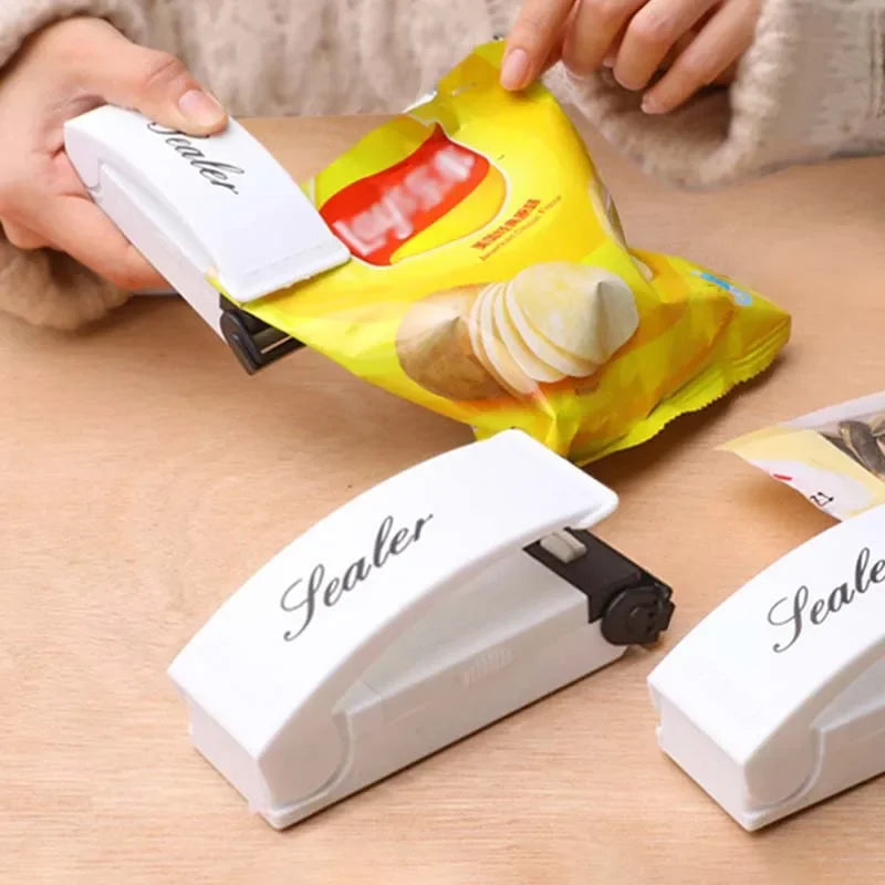 Plastic Heat Bag Sealer Food Packaging Sealing Machine Portable Snack Bag Sealing Clip Kitchen Storage Accessories Home Gadgets Oasis Select