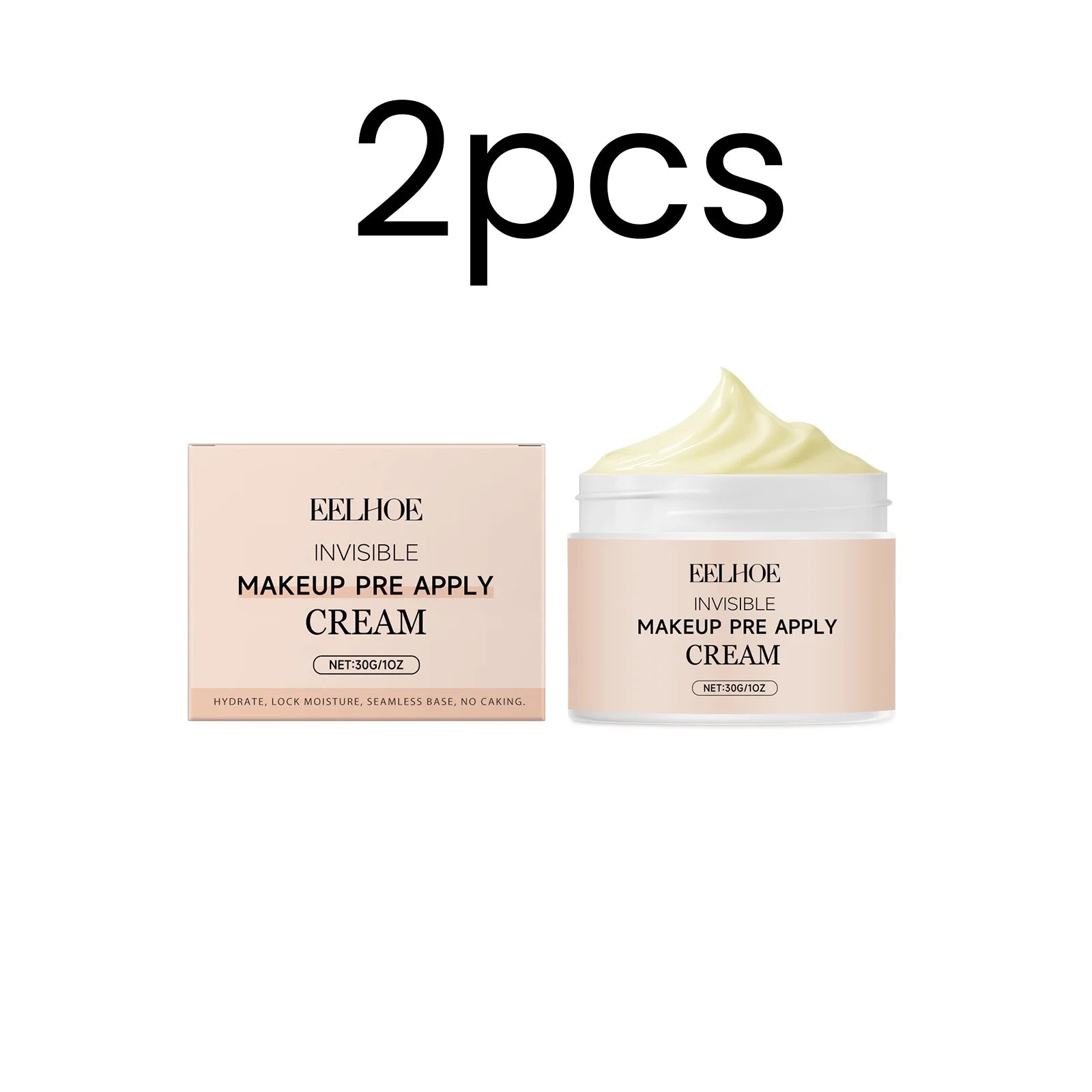 EELHOE Primer Cream – Pore Minimizer, Oil Control & Moisturizing Makeup Primer Cream Oasis Select 2pcs