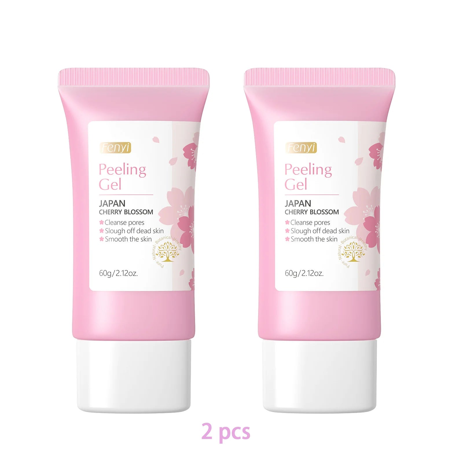 Sakura Face Deep Cleaning Exfoliating Gel Skin Care Whitening Moisturizer Repair Facial Scrub Skin Care 60g Oasis Select 2PCS