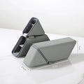 Silicone Pen Holder Foldable Students Pencil Case Large Capacity Expandable Pencil Cup for Desk Study & Office Portable Gift Oasis Select Grey