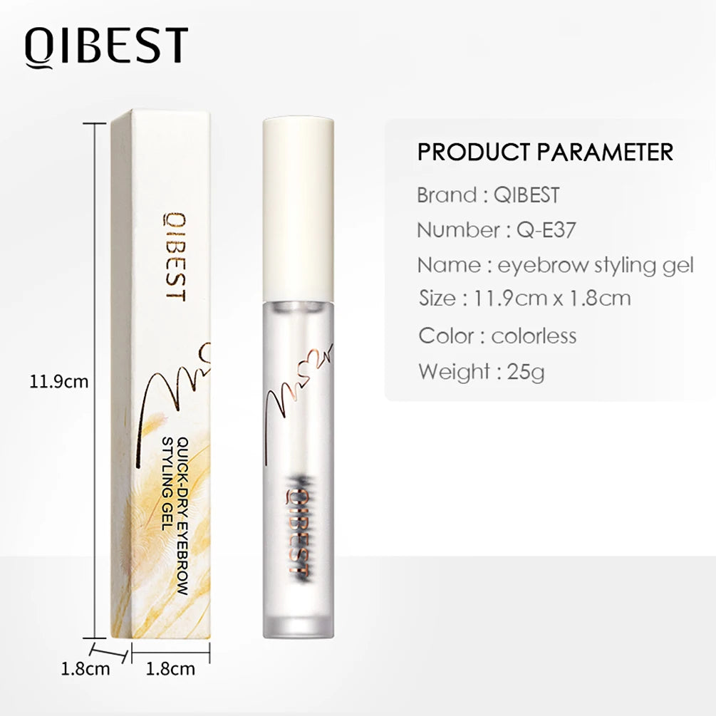 QiBest Waterproof Brow Pomade – Quick-Dry Eyebrow Sculpt Gel