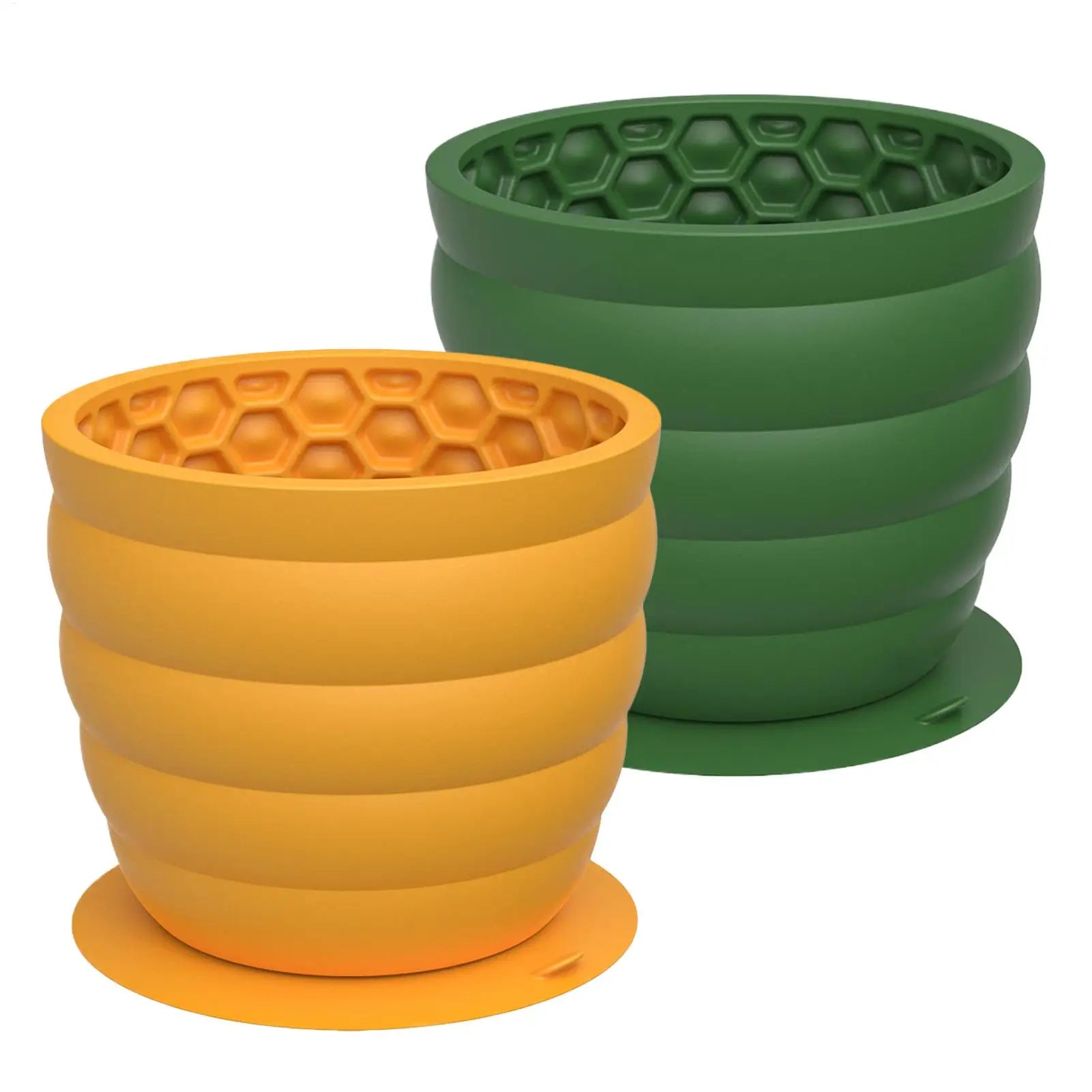 Silicone Slow Feeder Dog Bowl Anti-Choking Interactive Pet Dishes Slow Feeder Cat Bowl Promotes Healthy Digestion Anti-Slip Oasis Select